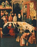 Jheronimus Bosch The Marriage Feast at Cana. oil painting artist
